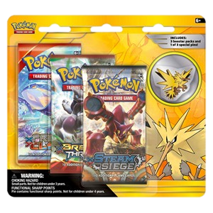 Zapdos Pin 3-Pack Blister